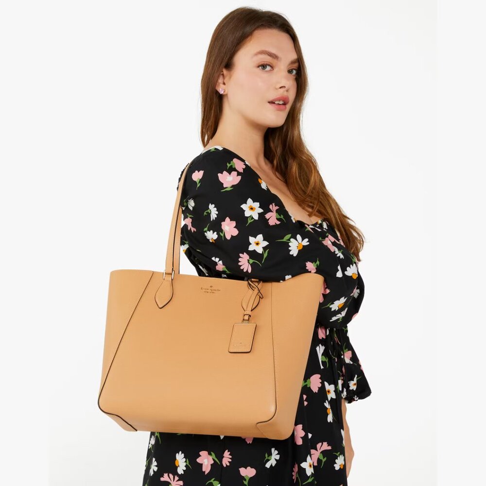 Poppy Large Tote Tiramisu Mousse - Picture 2 of 4